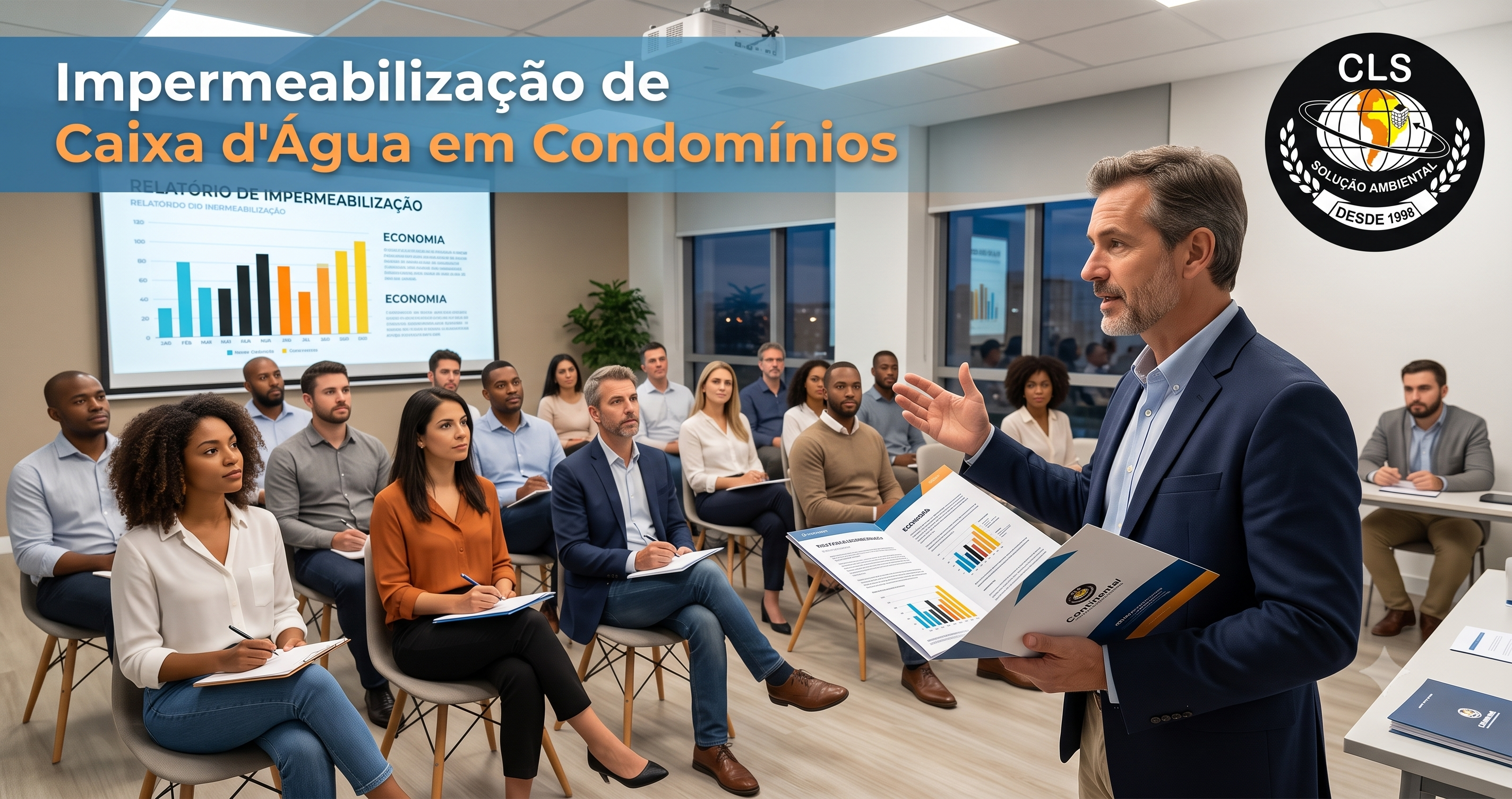Impermeabilização de Caixa d'Água em Condomínios.
