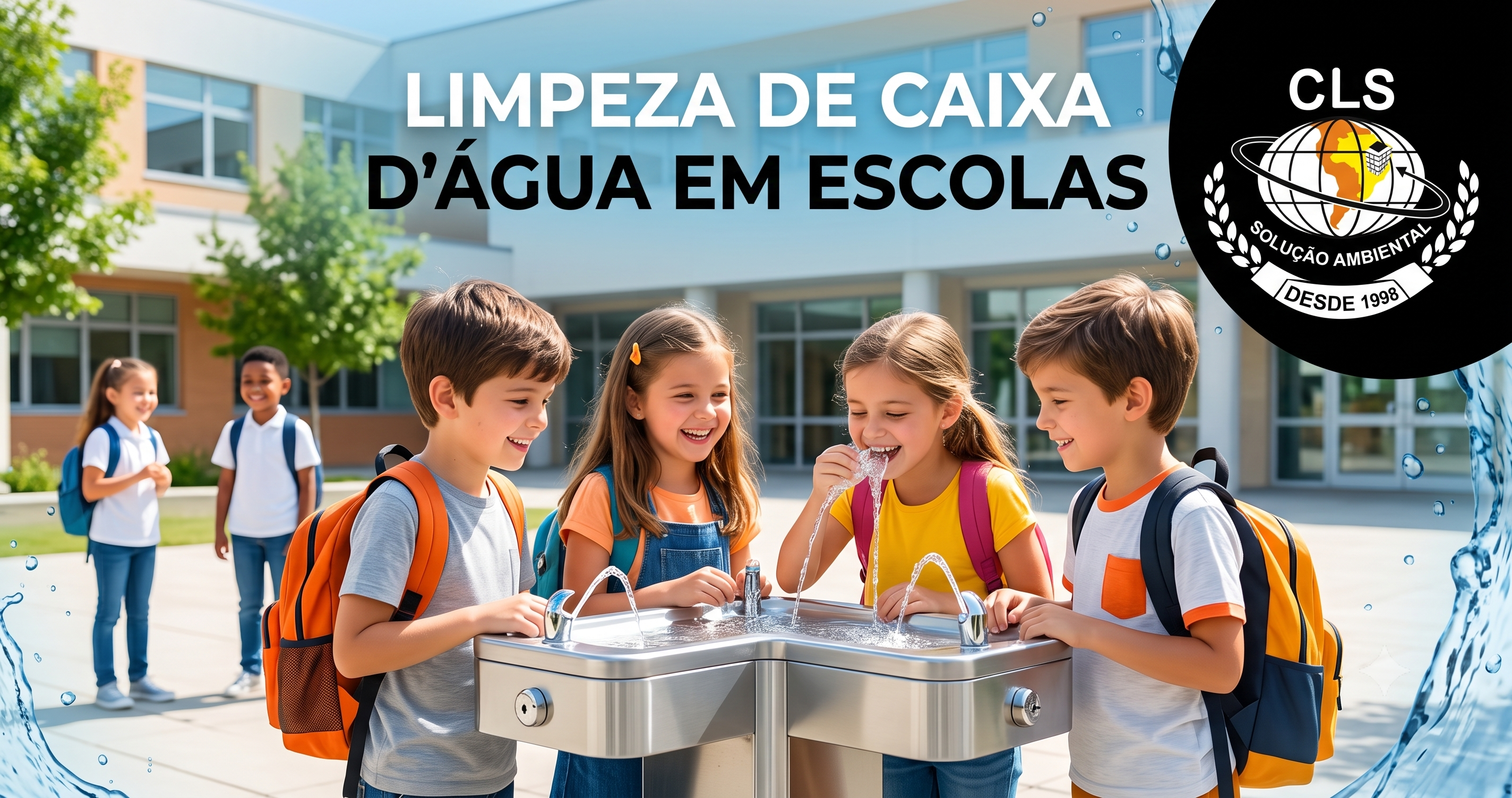 Limpeza de Caixa d'Água em Escolas e Laudo de Potabilidade